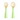 Babycare - Spoon And Fork Set - Light Green
