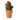 Babycare - Bunny Ear Cactus Pendant Plant Plush Toy - Green/Brown - 13 cm
